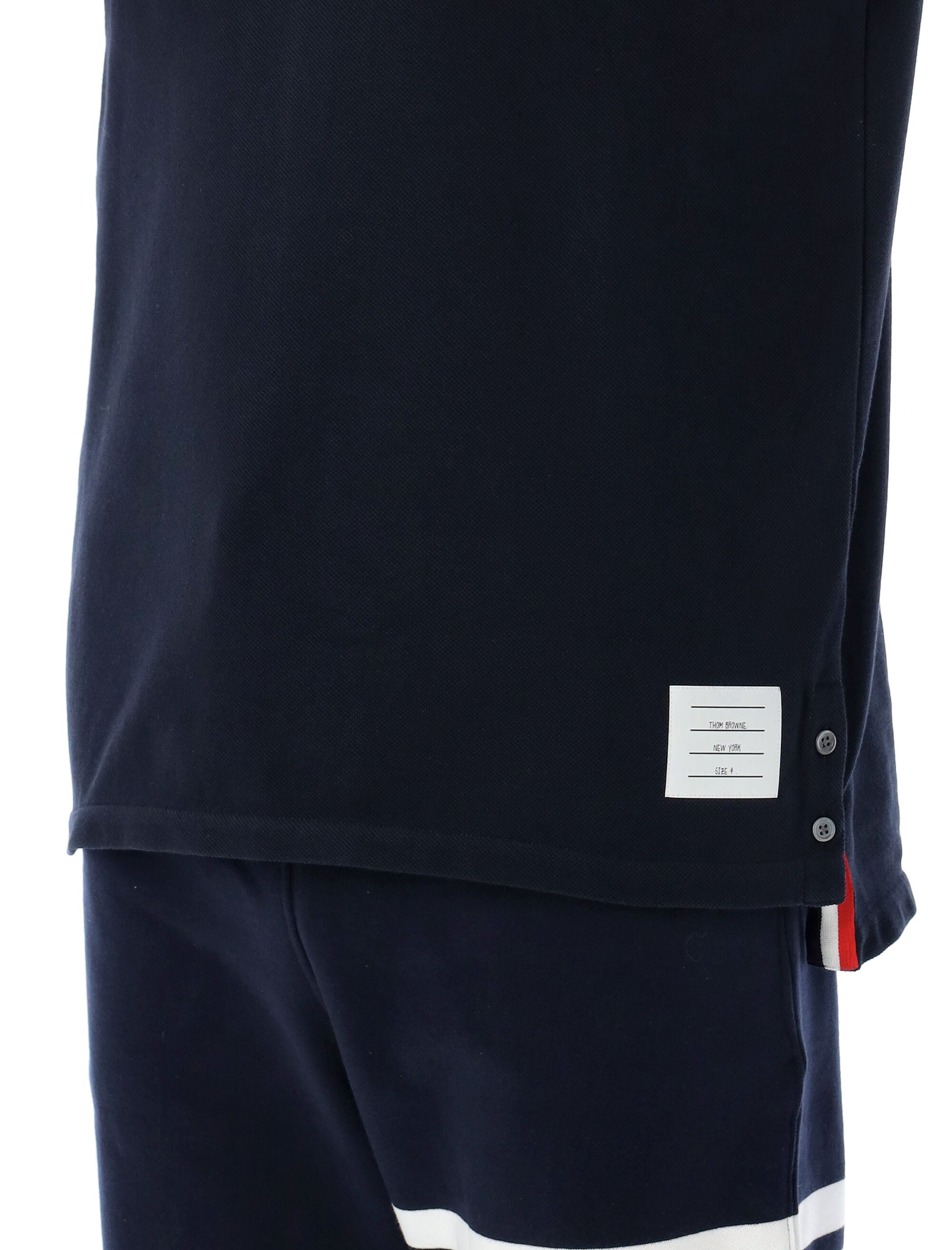 Thom Browne back stripe t-shirt Navy Cotton Tshirt