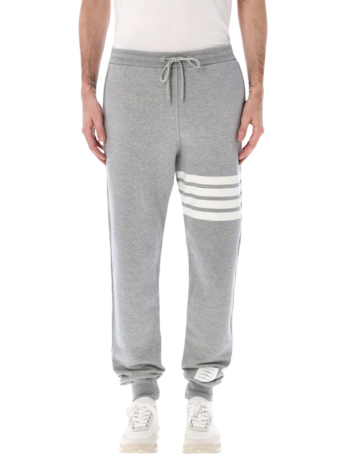 Thom Browne fleece sweatpants Light Grey Cotton Lining