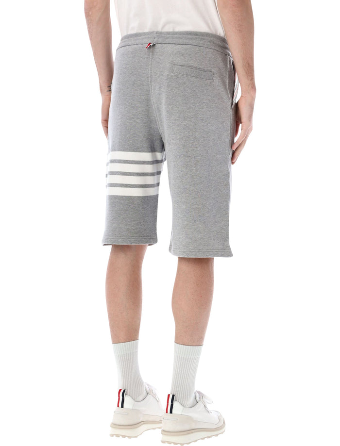 Thom Browne fleece sweatshorts Light Grey Cotton Lining Short