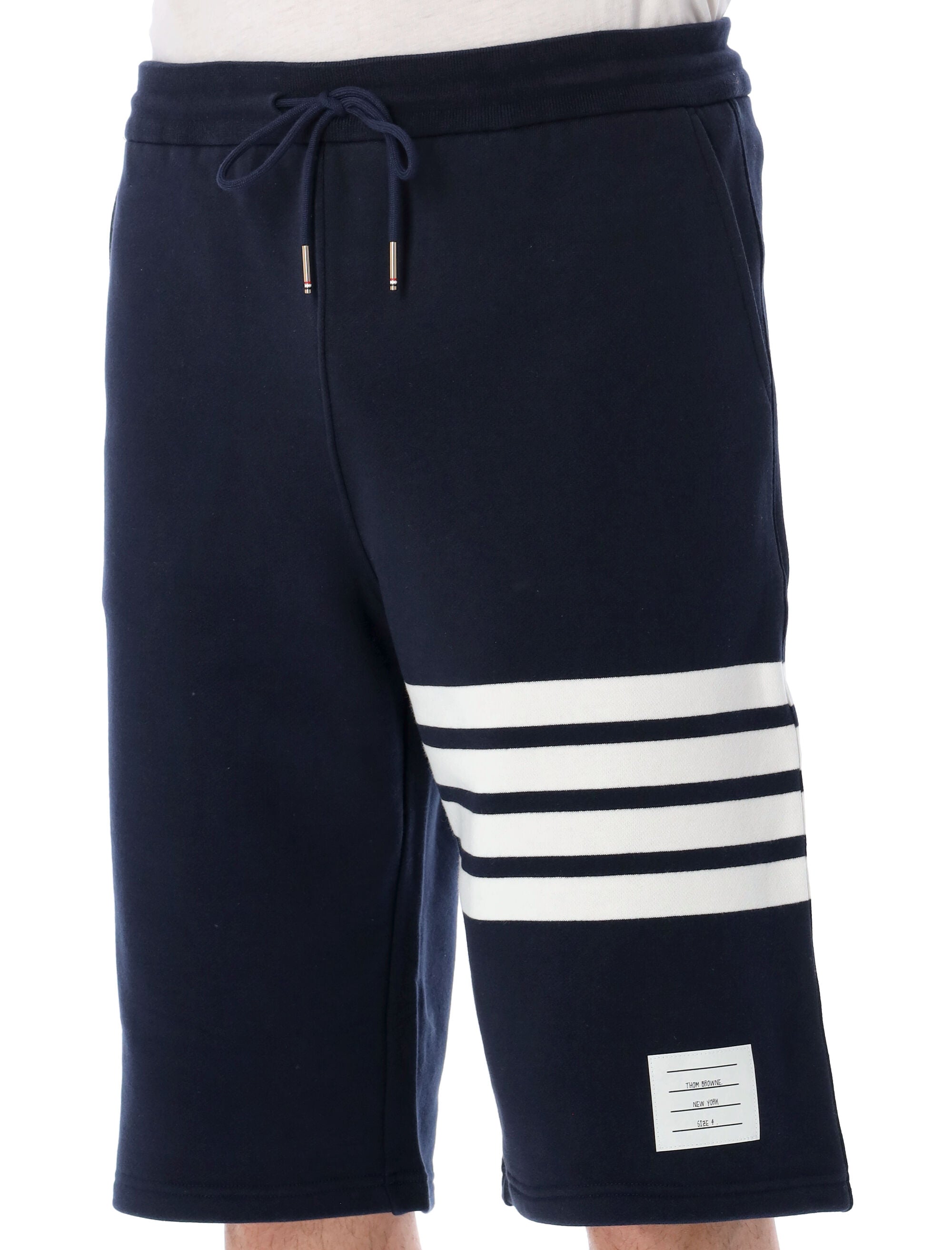 Thom Browne fleece sweatshorts Navy Cotton Lining Short