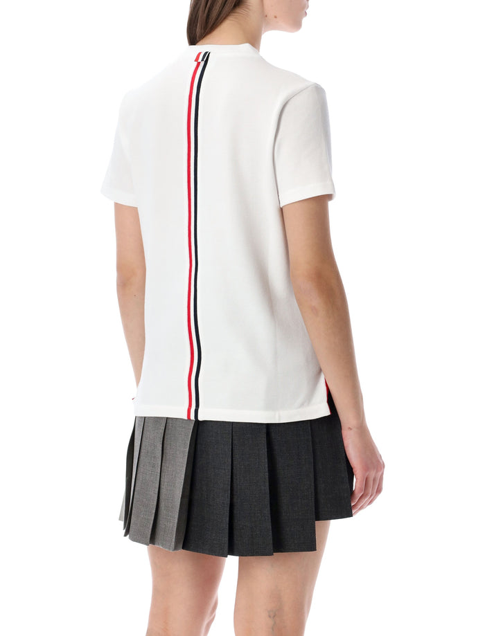 Thom Browne classic piqué t-shirt White Cotton Tshirt