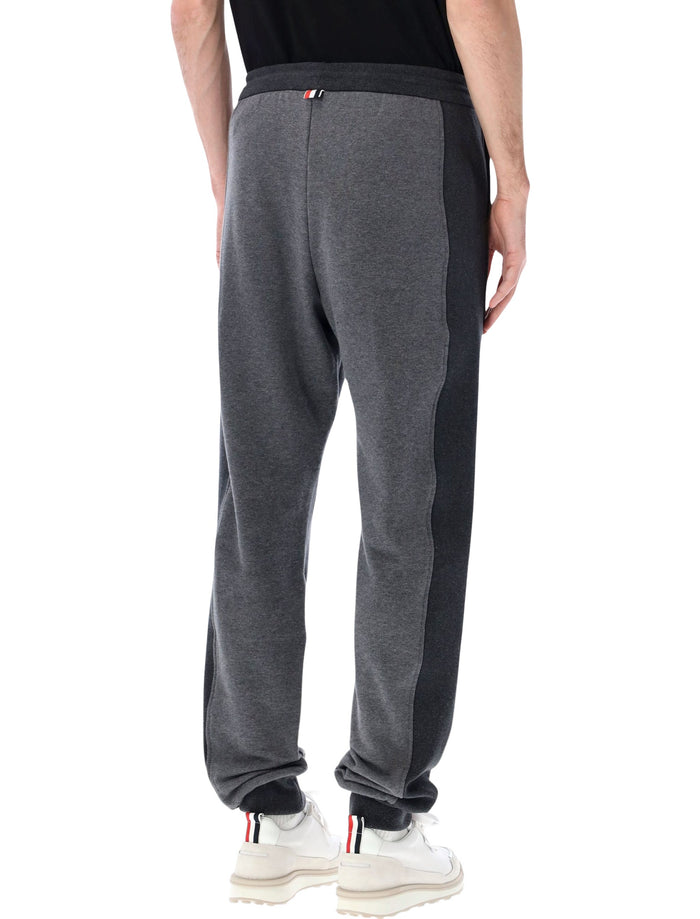 Thom Browne grey engineered 4-Bar sweatpants Dark Cotton Pant