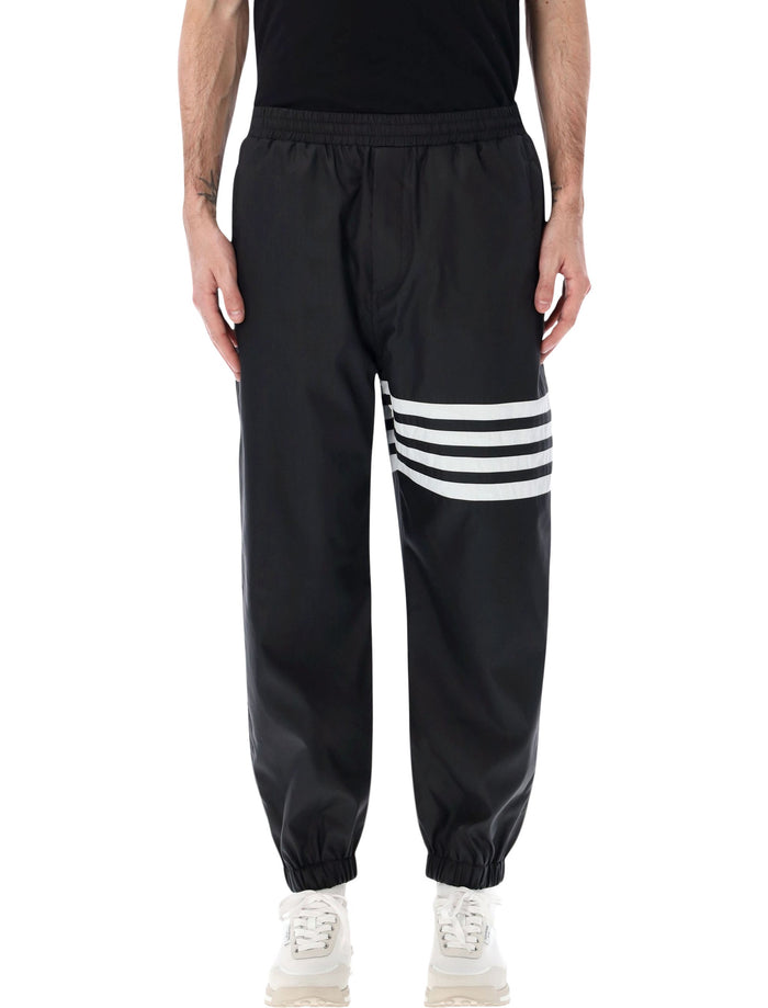 Thom Browne black 4-Bar track pants Polyamide