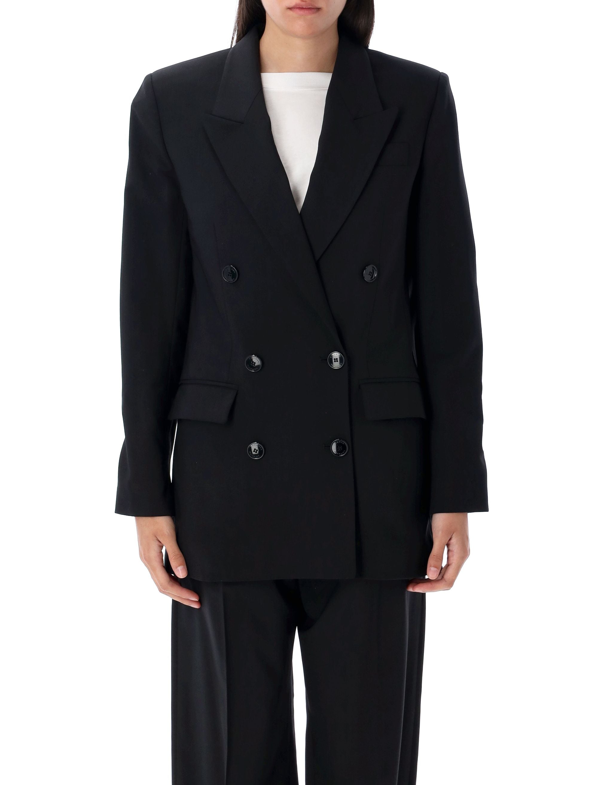 Jevima blazer Black Virgin Wool