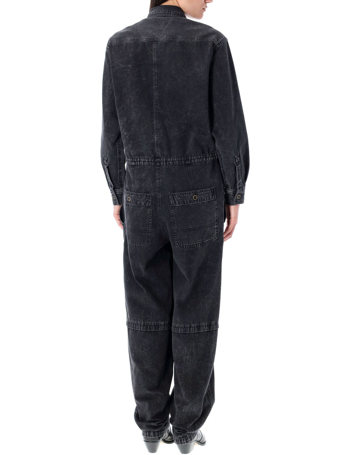 Nadia jumpsuit Vintage Black Cotton