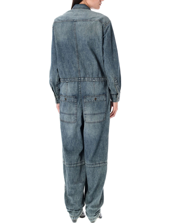 Nadia jumpsuit Faded Blue Cotton