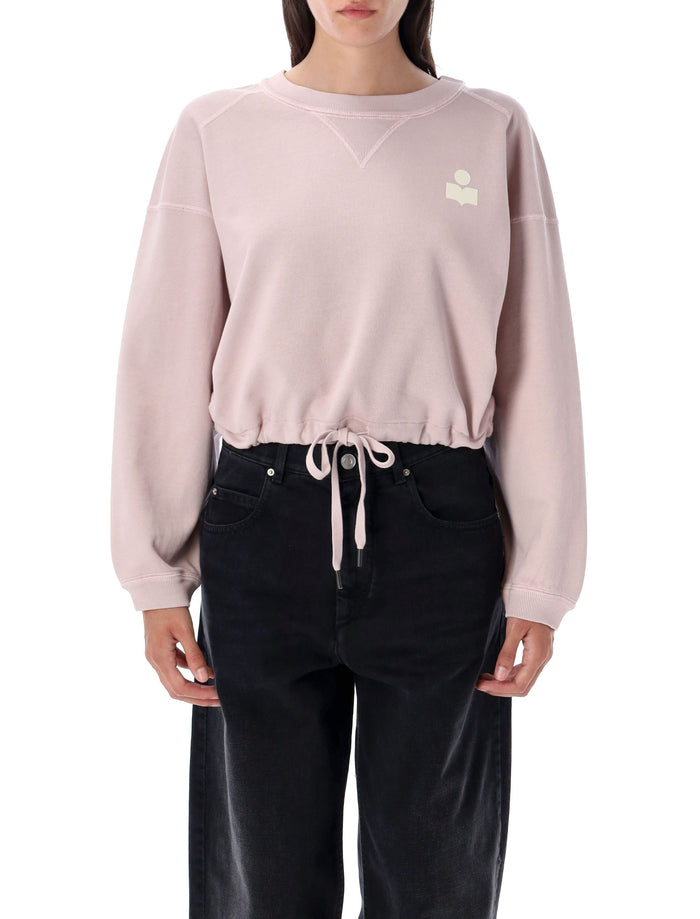 Margo sweatshirt Light Pink Ecru Cotton