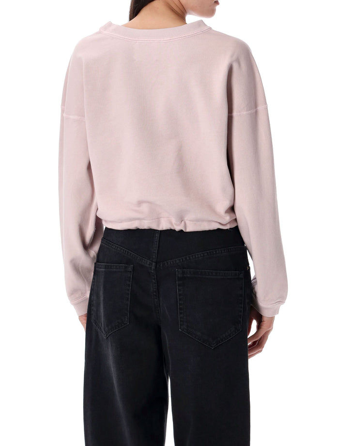 Margo sweatshirt Light Pink Ecru Cotton
