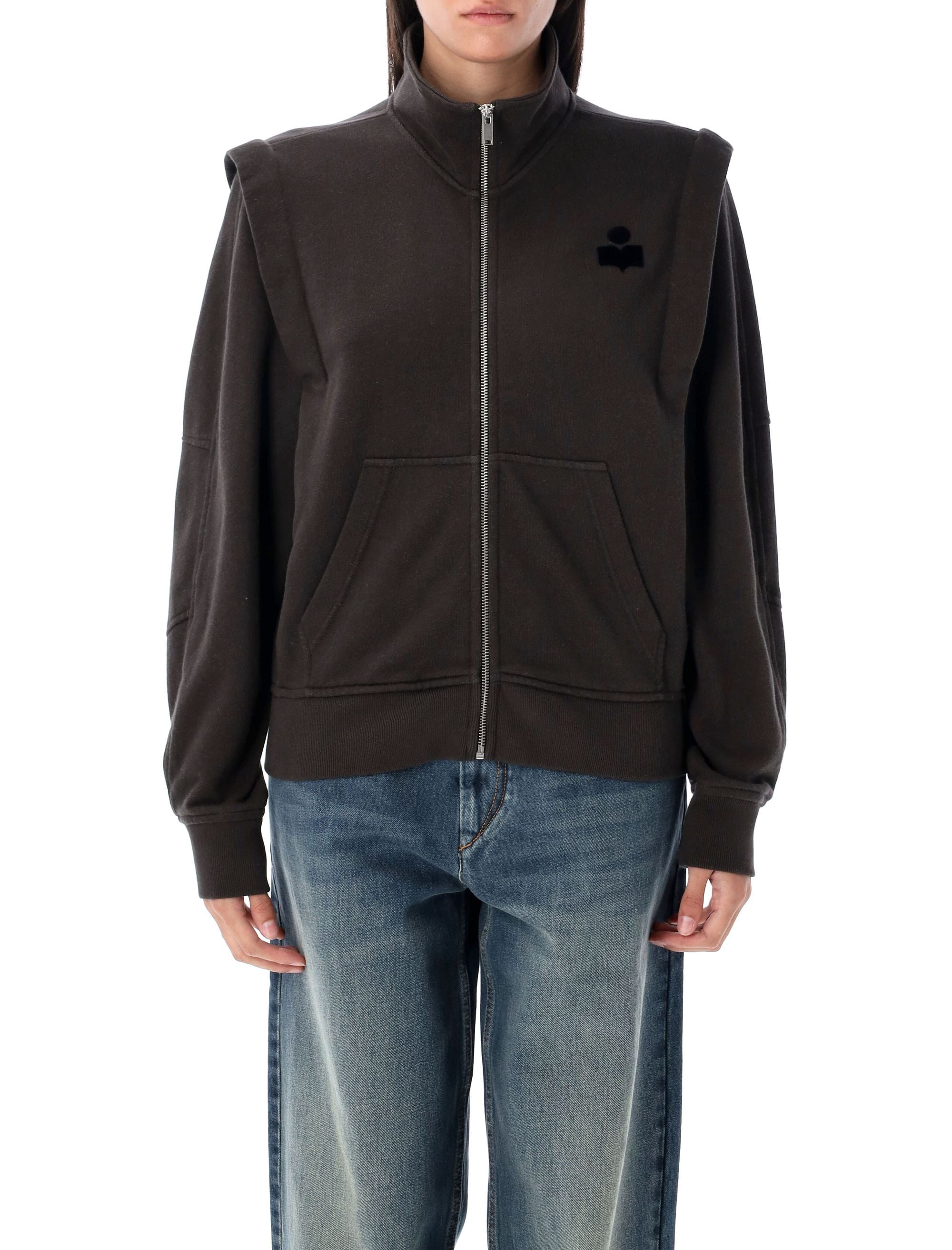 Madilia sweatshirt Faded Black Cotton