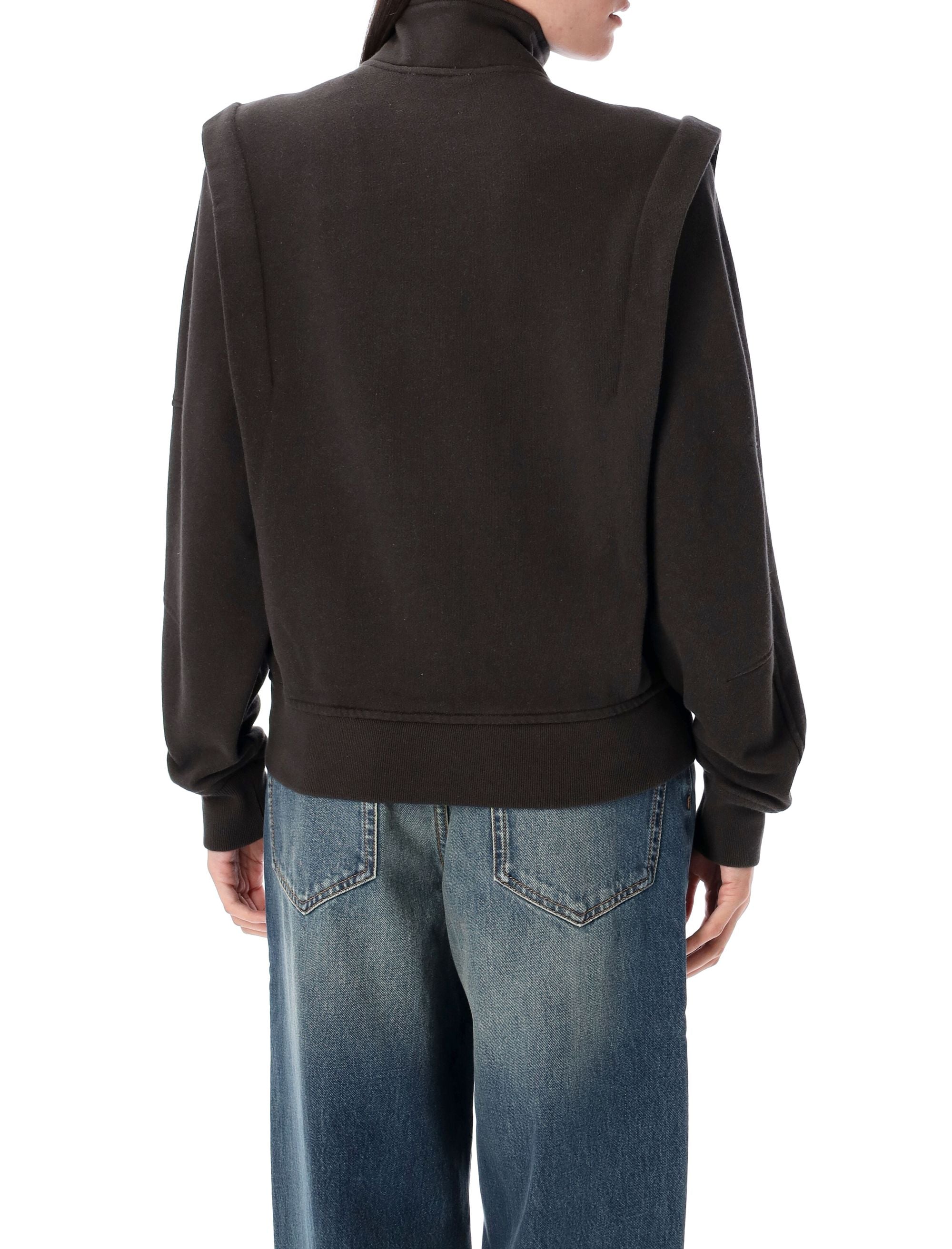 Madilia sweatshirt Faded Black Cotton