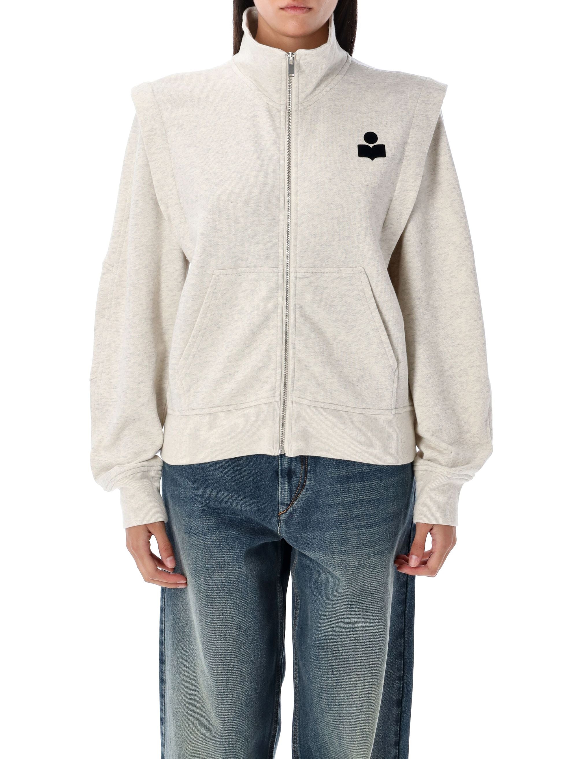 Madilia sweatshirt Ecru Cotton