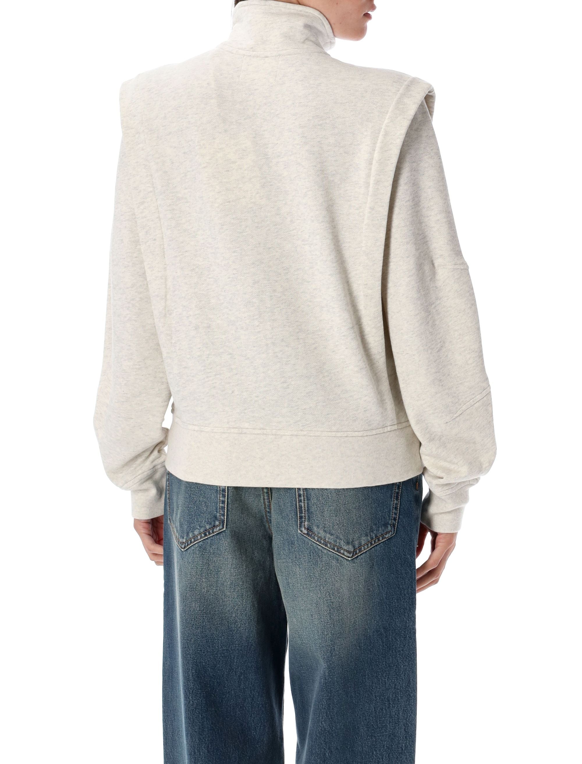 Madilia sweatshirt Ecru Cotton