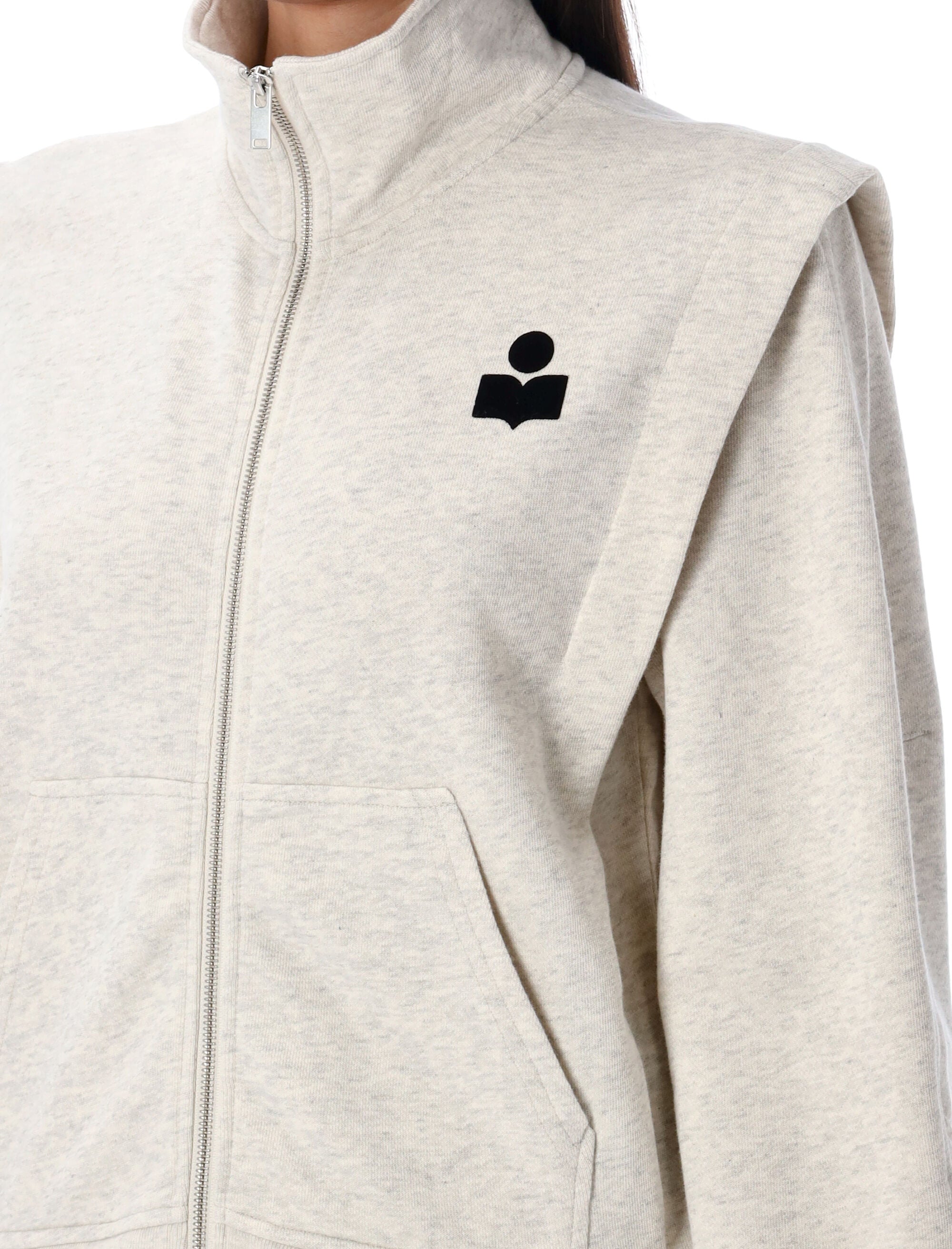 Madilia sweatshirt Ecru Cotton
