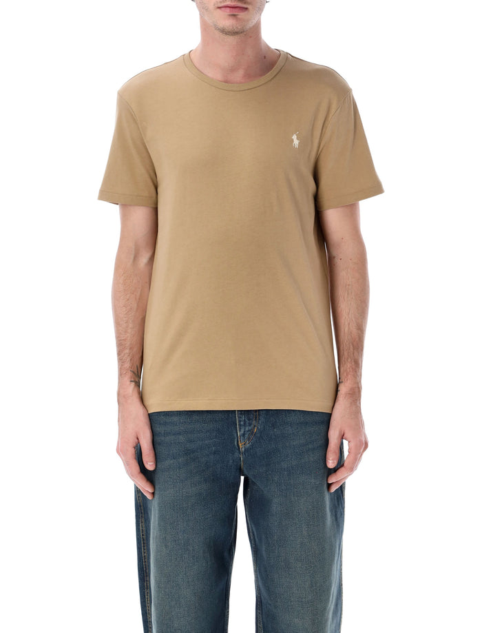 Polo Ralph Lauren slim fit cotton jersey t-shirt Cafe Tan