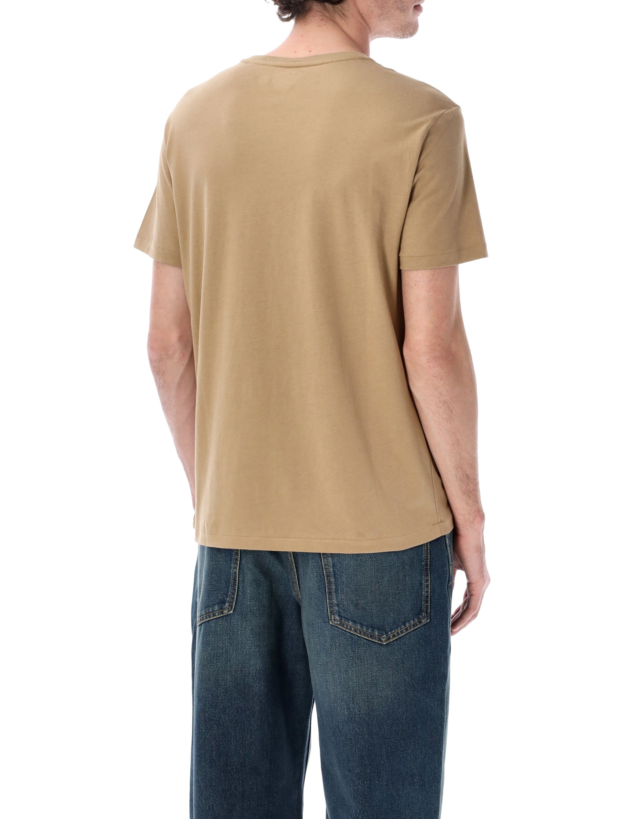 Polo Ralph Lauren slim fit cotton jersey t-shirt Cafe Tan