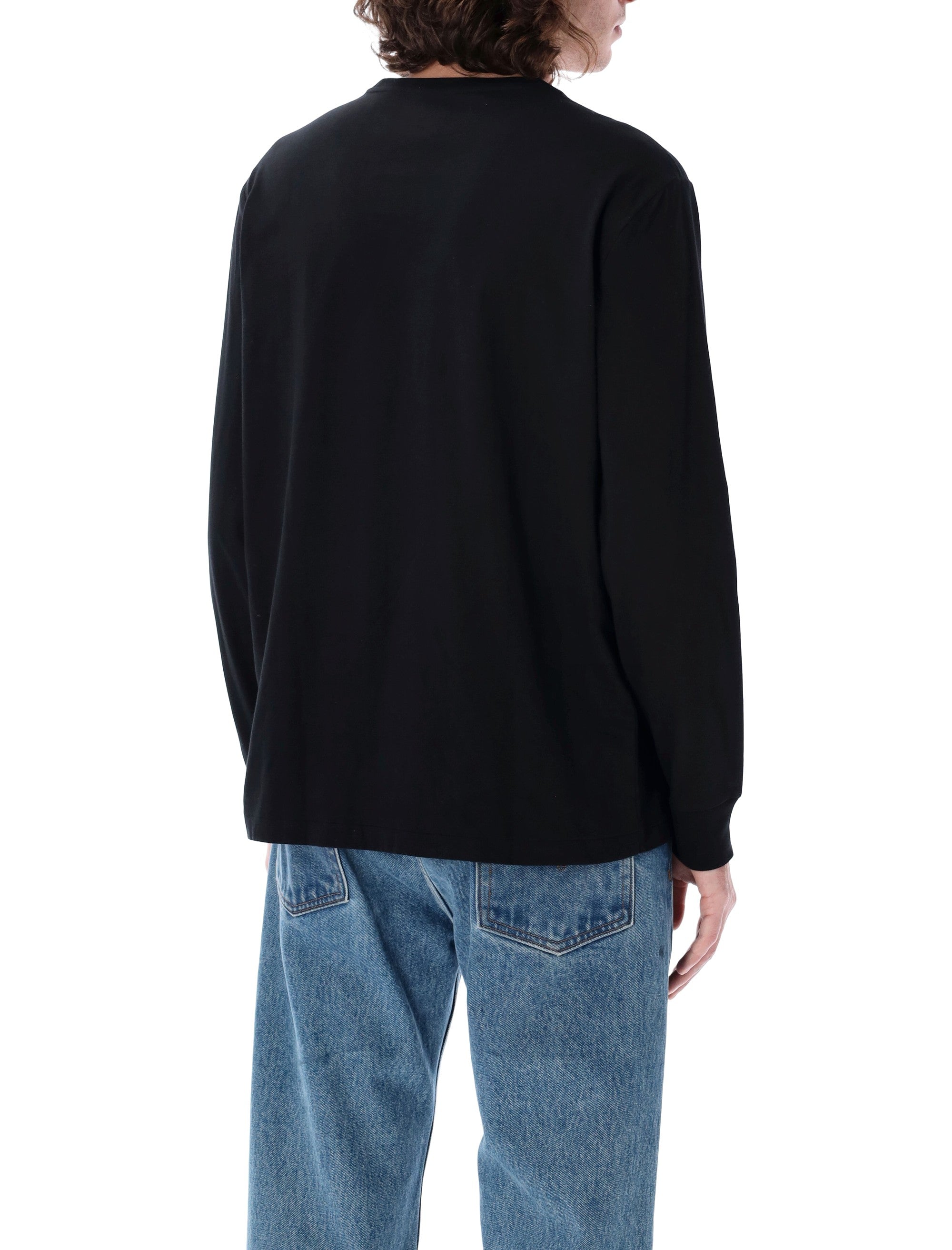 Polo Ralph Lauren classic long-sleeve t-shirt Black Cotton Tshirt