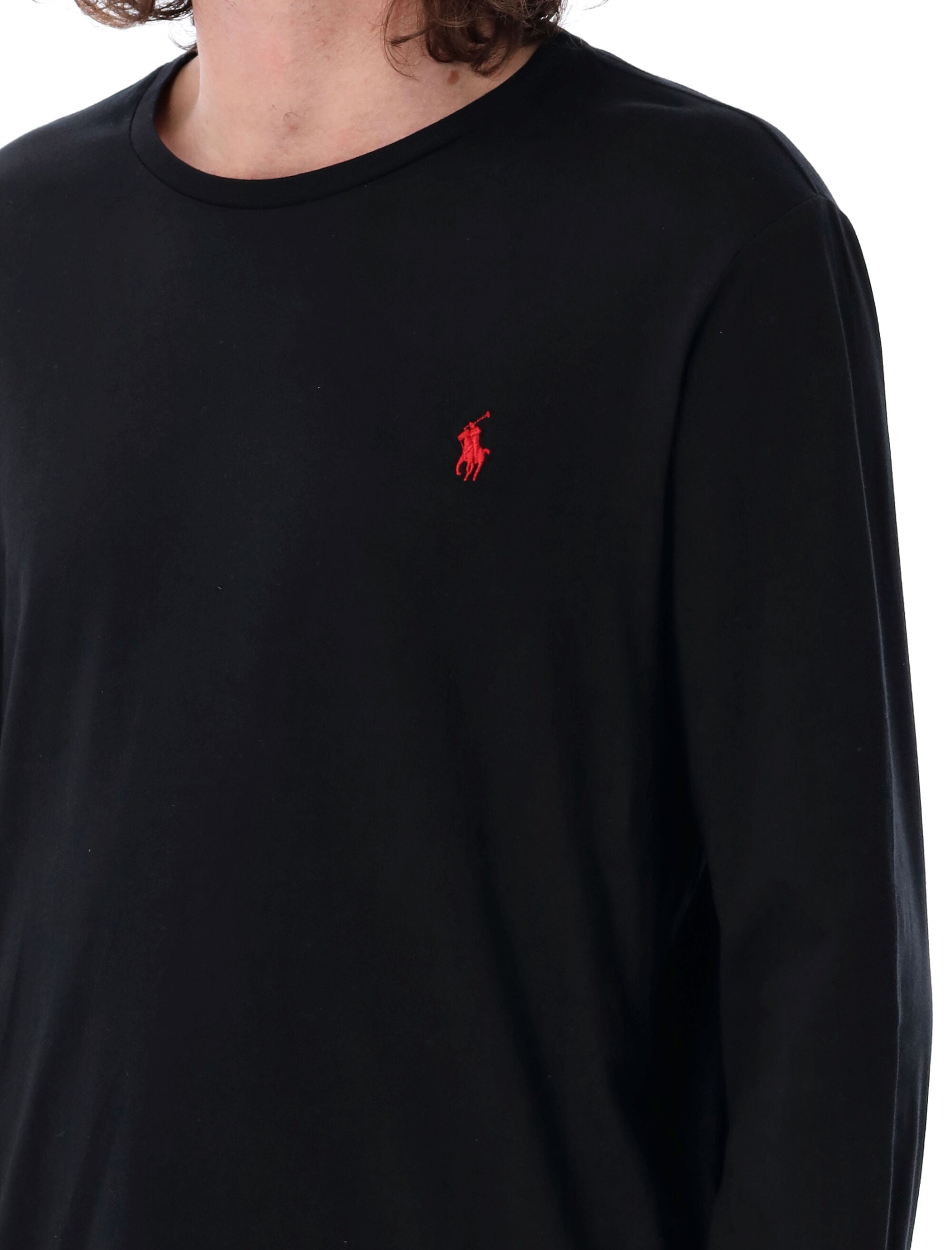 Polo Ralph Lauren classic long-sleeve t-shirt Black Cotton Tshirt