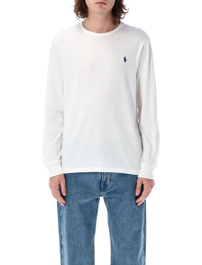 Polo Ralph Lauren classic long-sleeve t-shirt White Cotton Tshirt