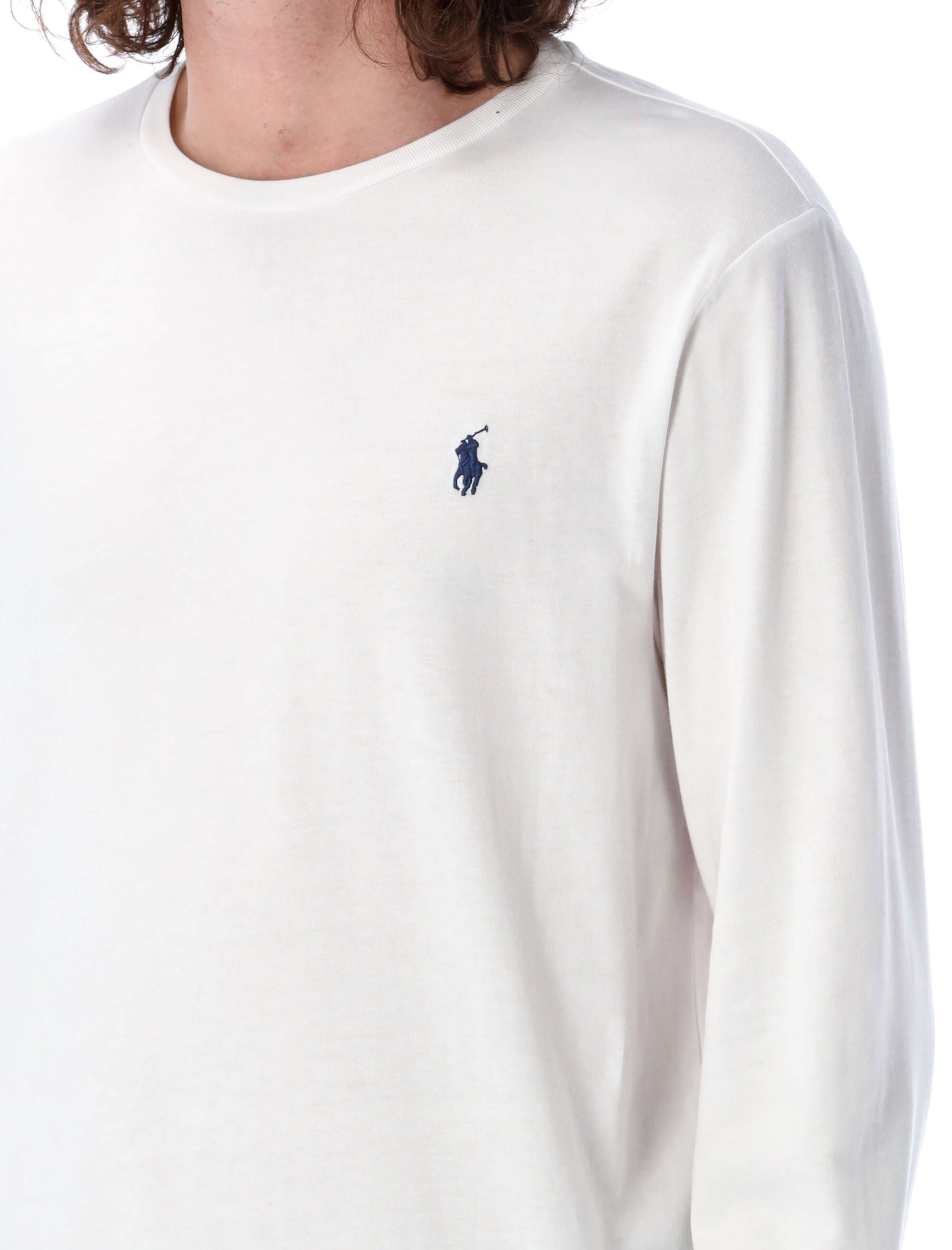 Polo Ralph Lauren classic long-sleeve t-shirt White Cotton Tshirt