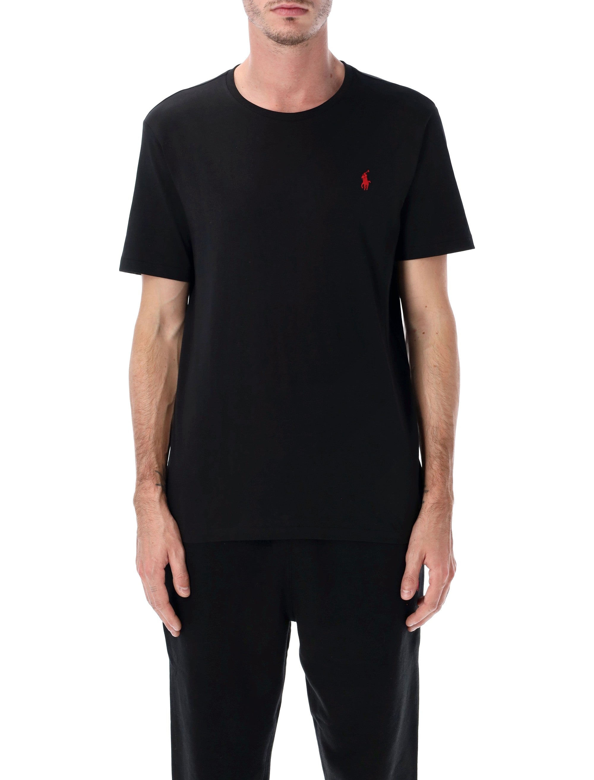 Polo Ralph Lauren cotton jersey t-shirt custom slim-fit Black Tshirt