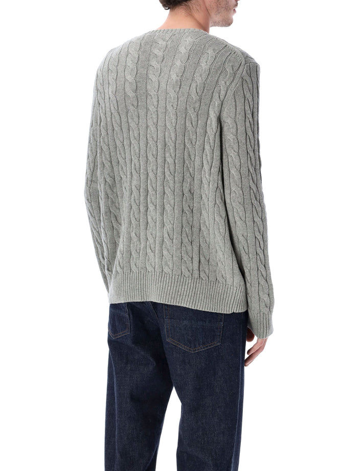 Polo Ralph Lauren cotton cable-knit sweater Grey Heather