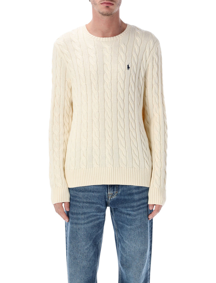 Polo Ralph Lauren cotton cable-knit sweater Andover Cream