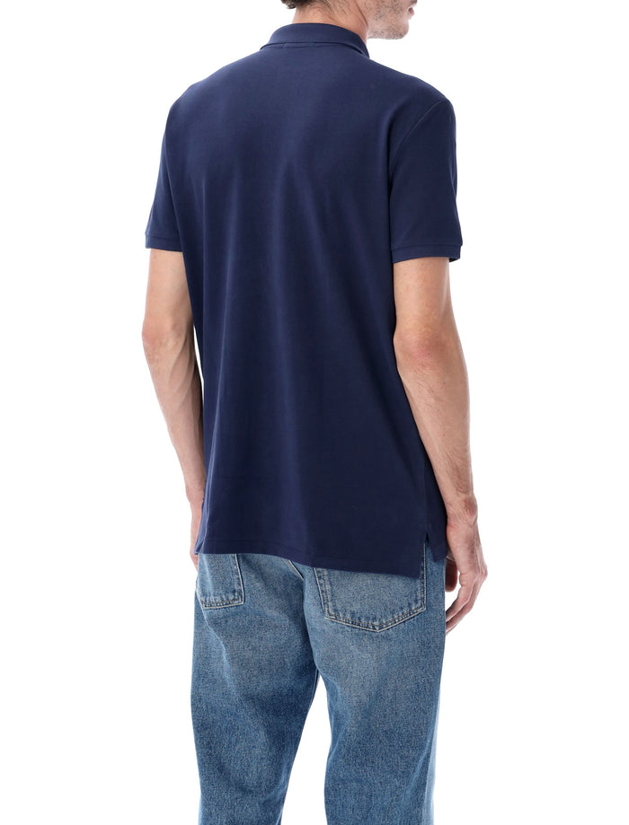 Polo Ralph Lauren slim-fit cotton piqué shirt Cruise Navy Tshirt