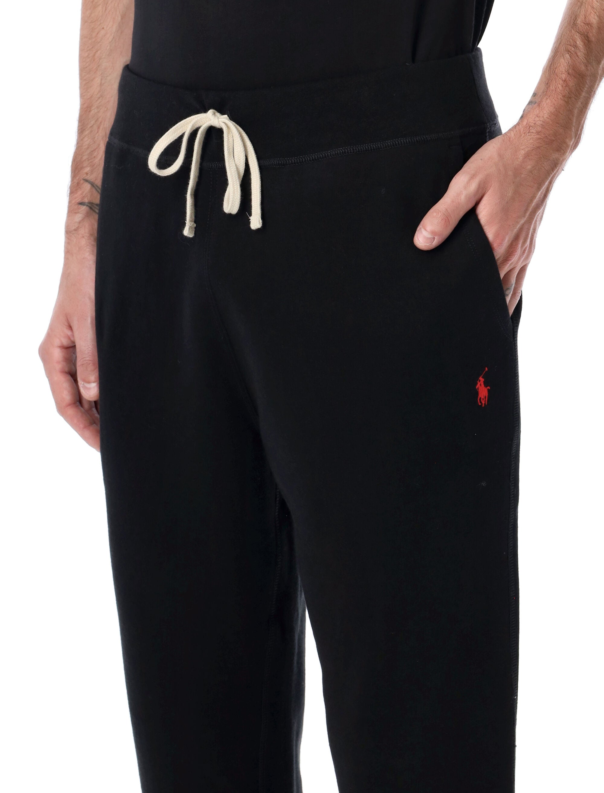 Polo Ralph Lauren cotton fleece joggers Black Pant