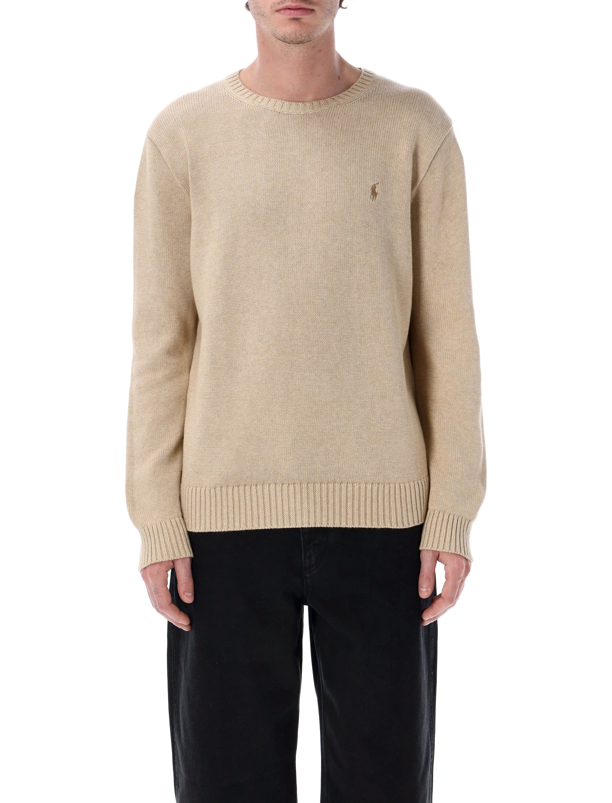 Polo Ralph Lauren classic cotton Pony jumper Dune Sweater
