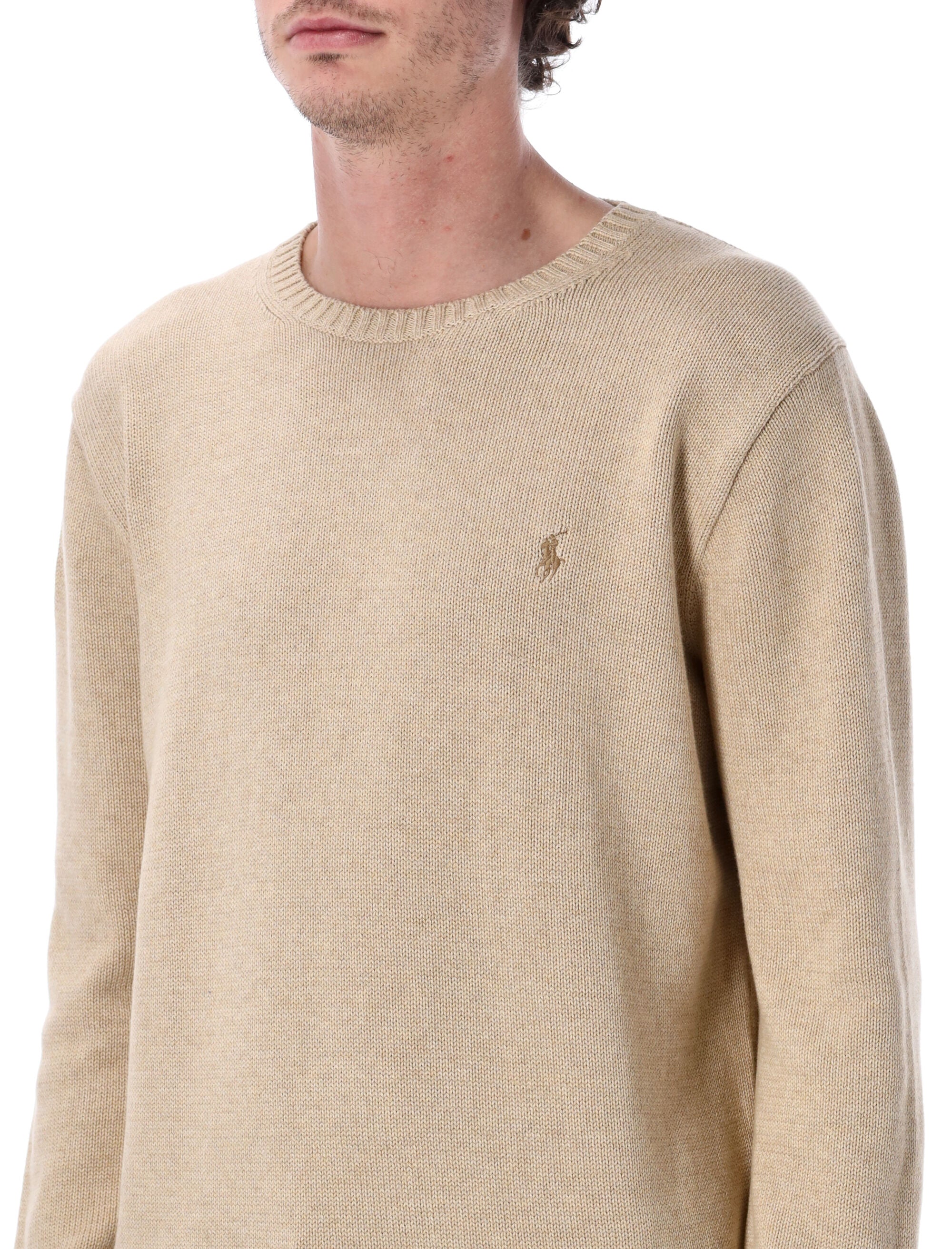 Polo Ralph Lauren classic cotton Pony jumper Dune Sweater