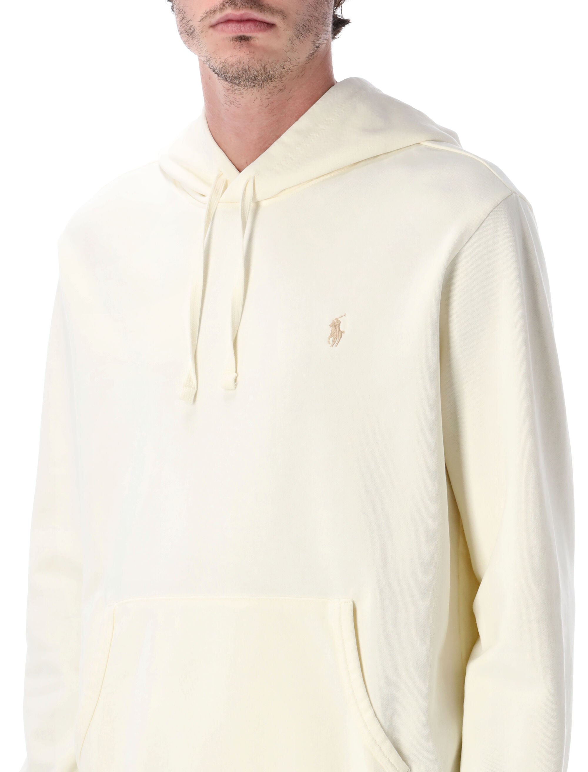 Loopback hooded sweatshirt Polo Ralph Lauren Cream Cotton