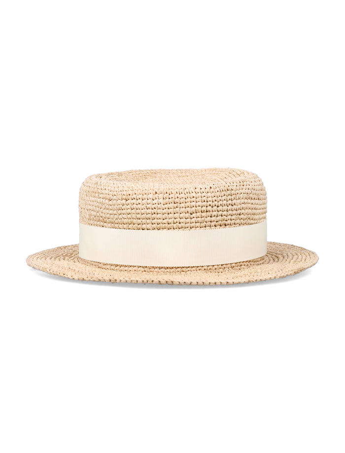 Bonpoint Kids Raffia Summer Hat Naturel Raphia
