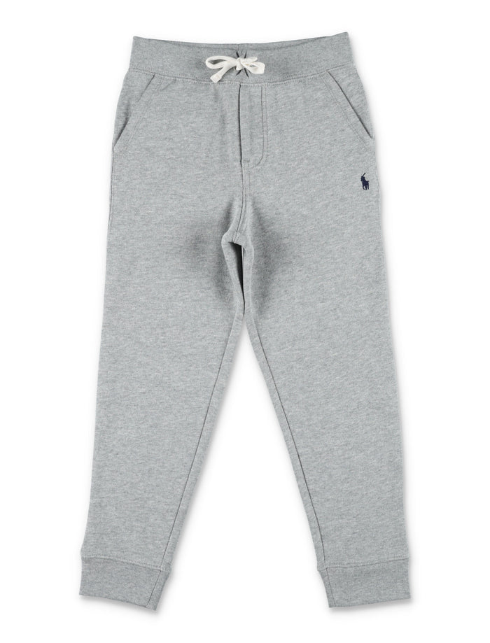 Polo Ralph Lauren fleece jogging pants for kids Grey Cotton Sweatpants
