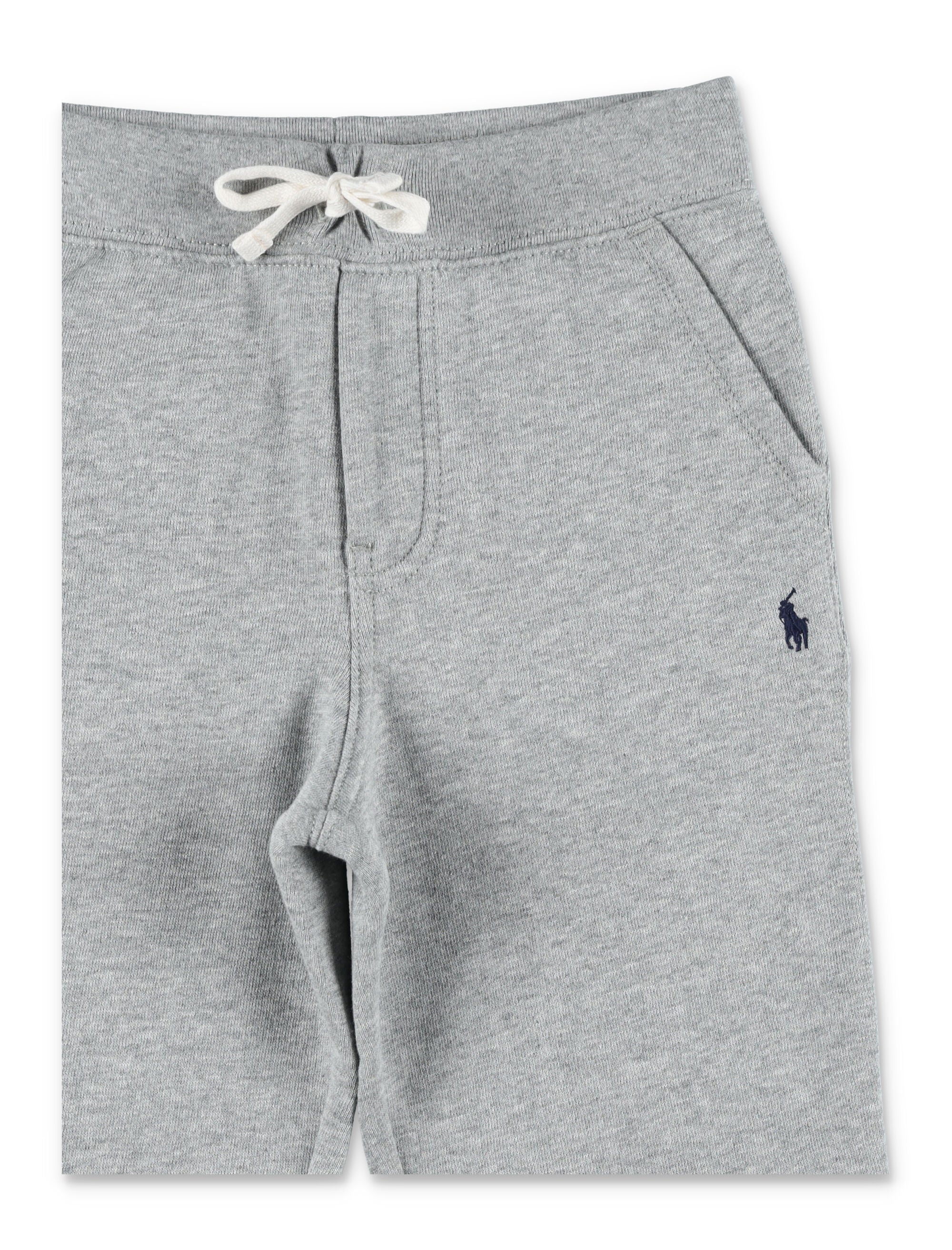 Polo Ralph Lauren fleece jogging pants for kids Grey Cotton Sweatpants