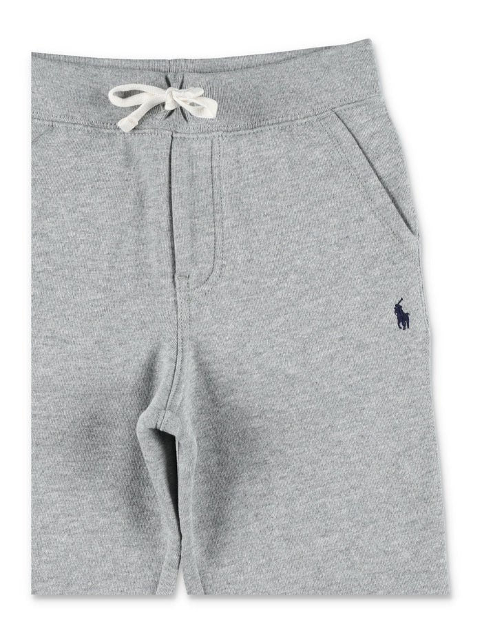 Polo Ralph Lauren fleece jogging pants for kids Grey Cotton Sweatpants