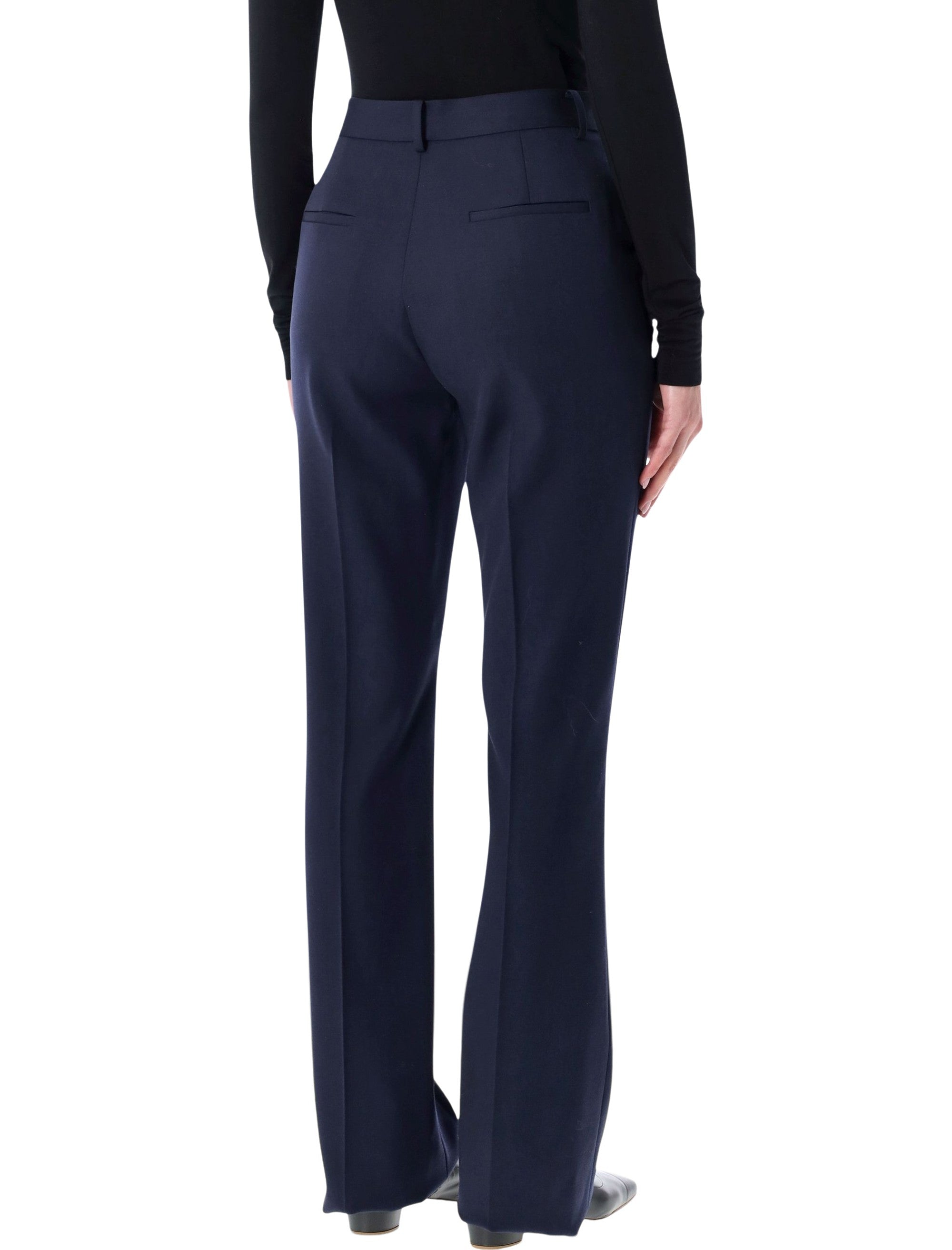 Ralph Lauren Wrigley grain de poudre trousers Icon Navy Wool Pant