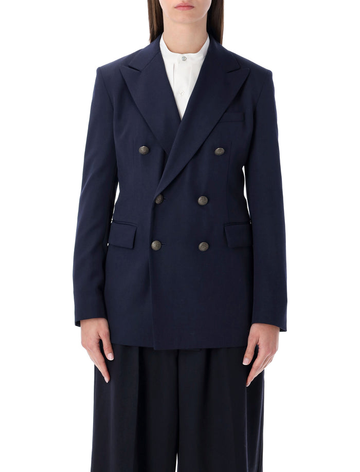 Ralph Lauren navy double-breasted blazer Icon Wool