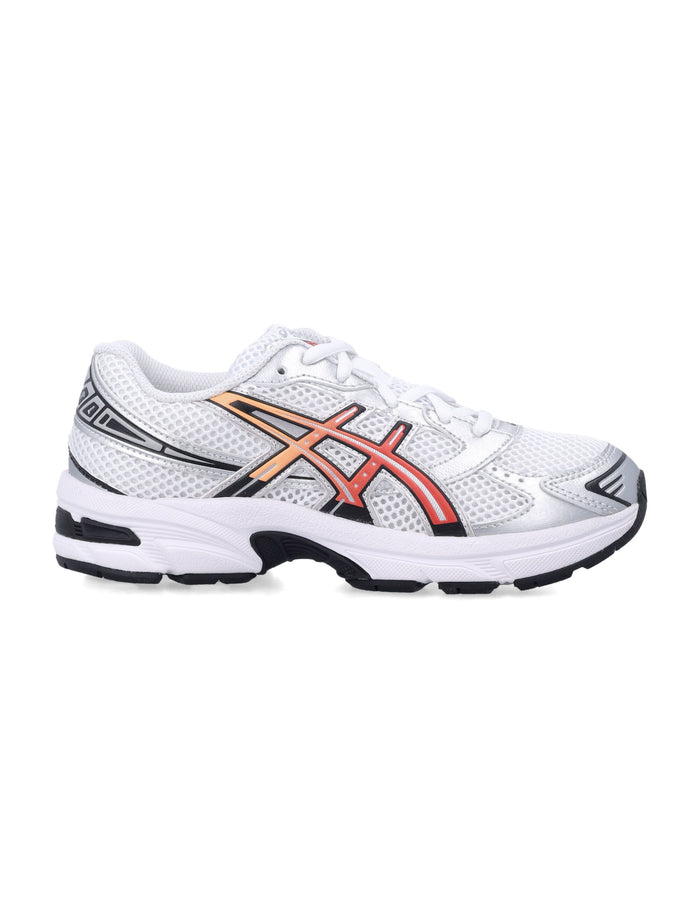 Asics GEL-1130 GS Kids sneakers White/red Snapper Mesh Insert