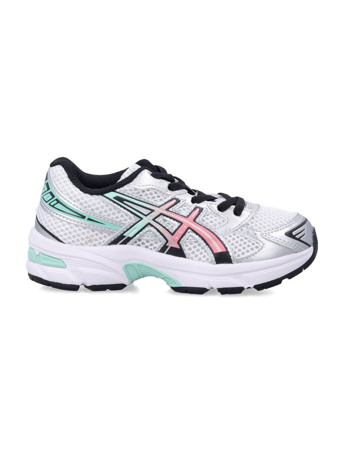 Asics Gel-1130 Ps Kids Sneakers White/ice Green Synthetic Sole