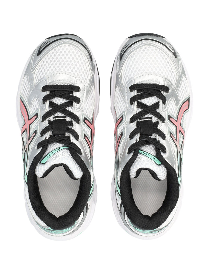 Asics Gel-1130 Ps Kids Sneakers White/ice Green Synthetic Sole