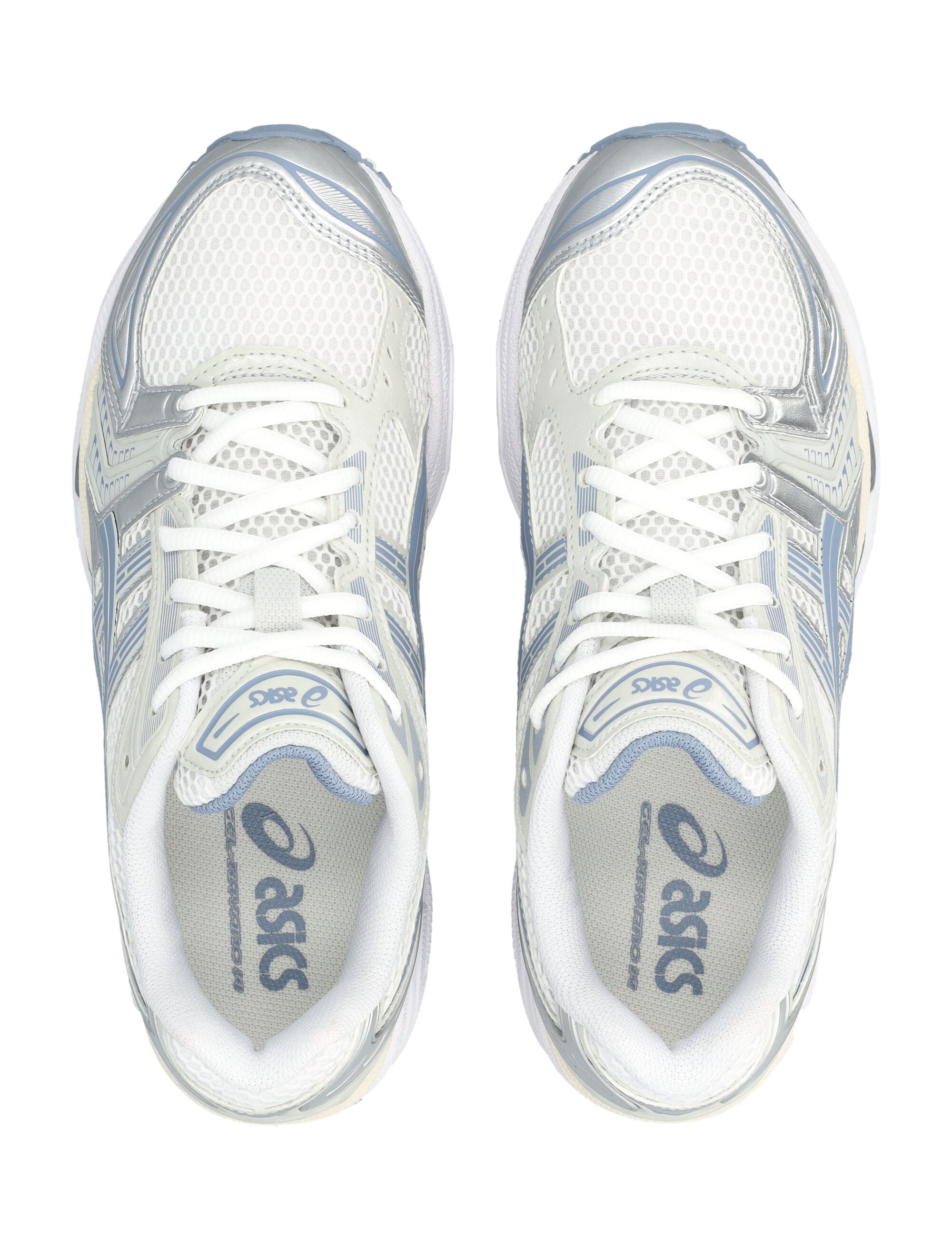 Asics Gel-Kayano 14 Mesh Sneakers White/light Navy Synthetic Sole