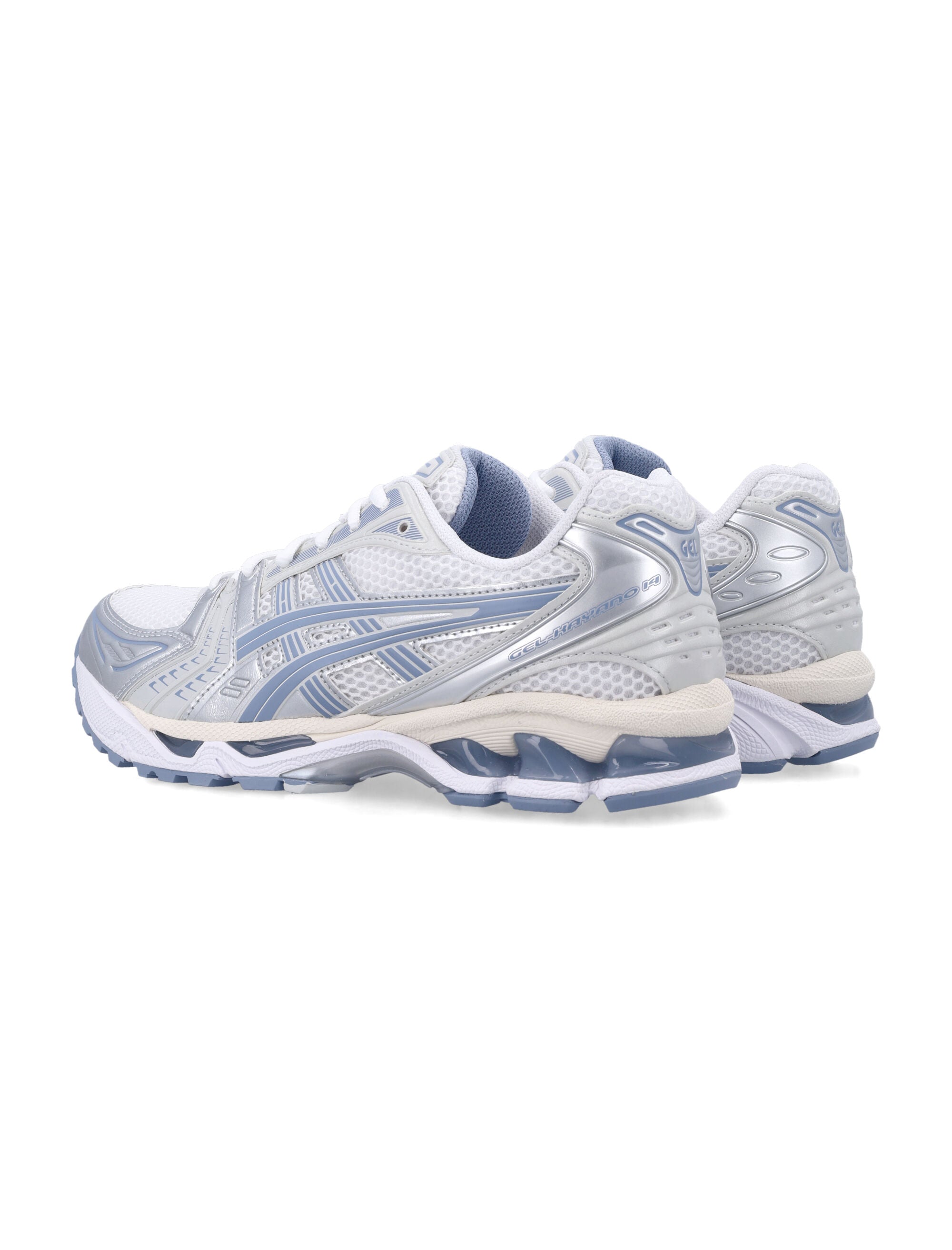 Asics Gel-Kayano 14 Mesh Sneakers White/light Navy Synthetic Sole