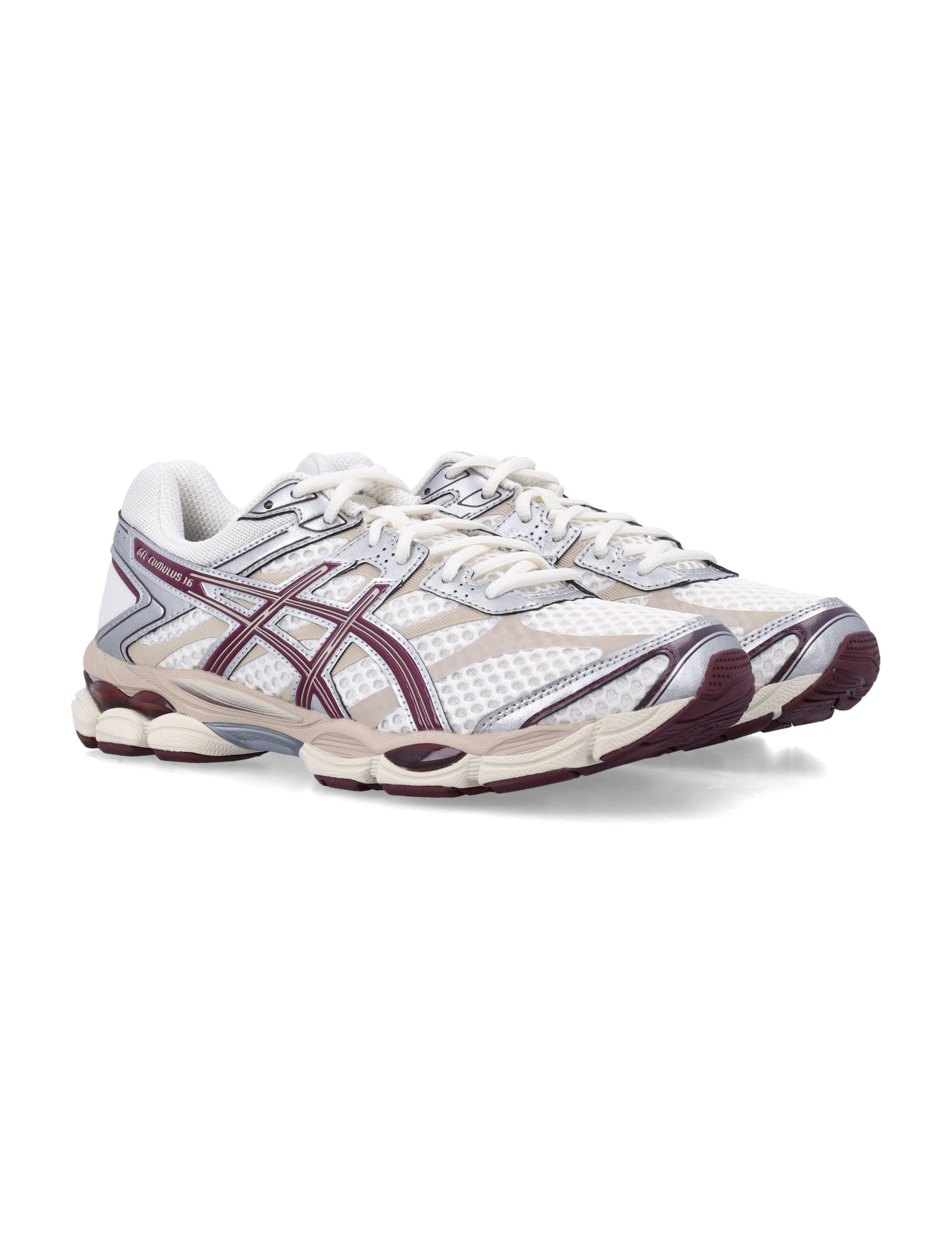 Asics Gel-Cumulus 16 Cream/beniimo Purple Synthetic Sole Sneaker