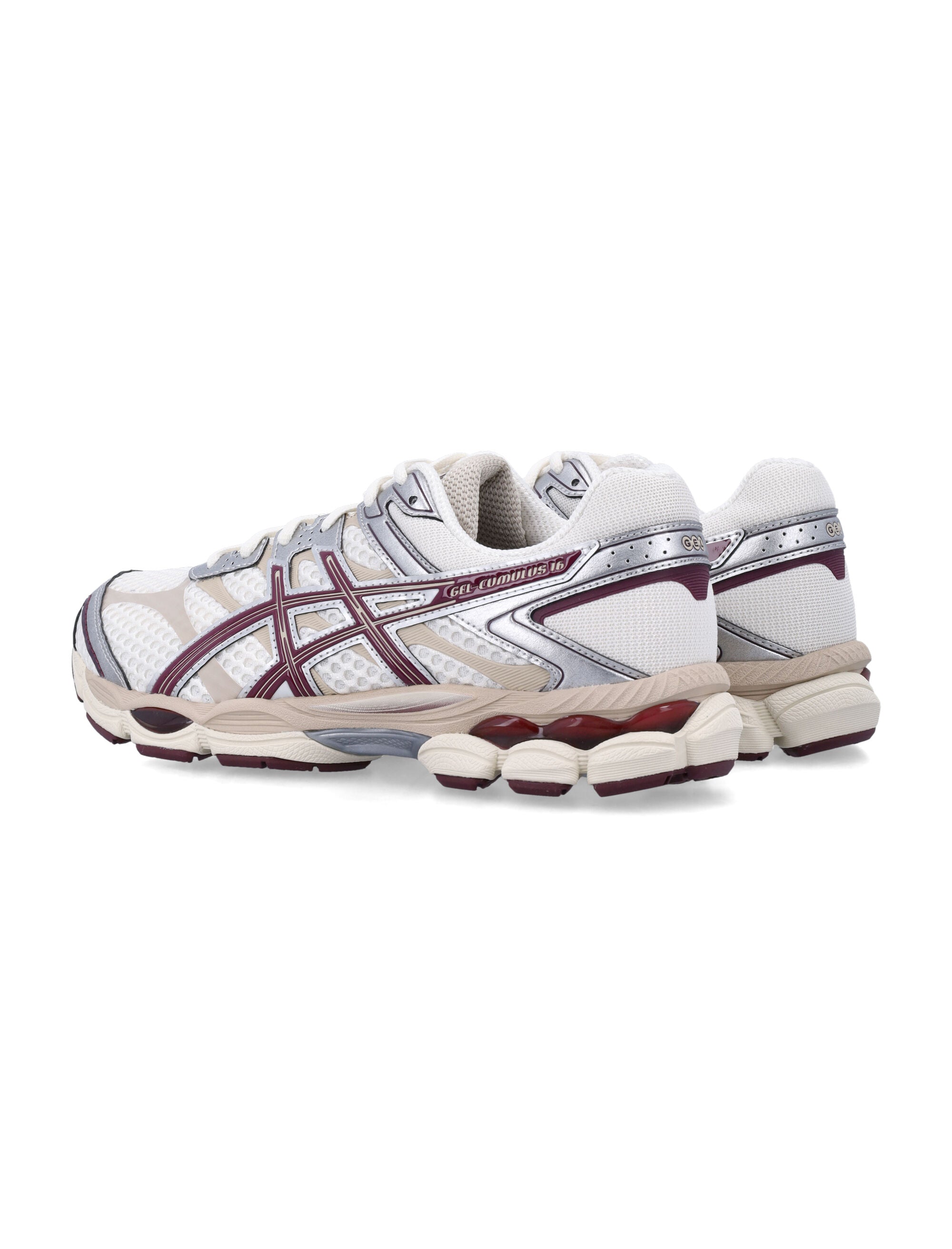 Asics Gel-Cumulus 16 Cream/beniimo Purple Synthetic Sole Sneaker