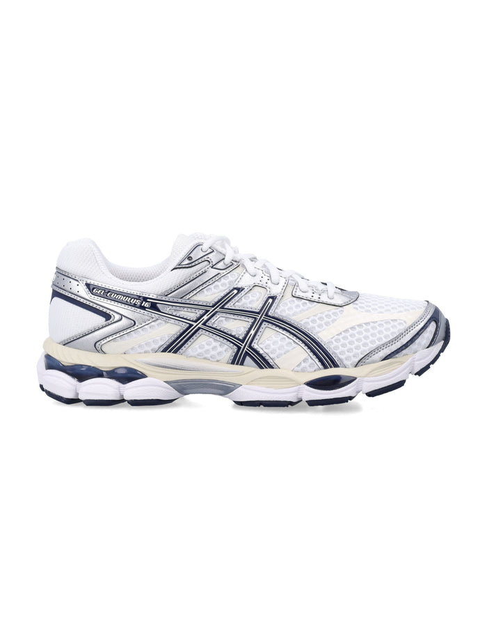 Asics Gel-Cumulus 16 White/midnight Synthetic Sole Sneaker