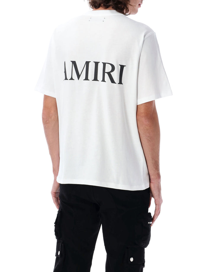 Amiri Ma Core Logo T-Shirt White Cotton Tshirt