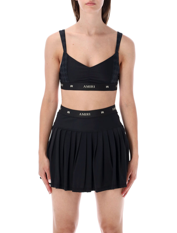 Amiri Ma Quad Sports Bra Black Polyamide Top