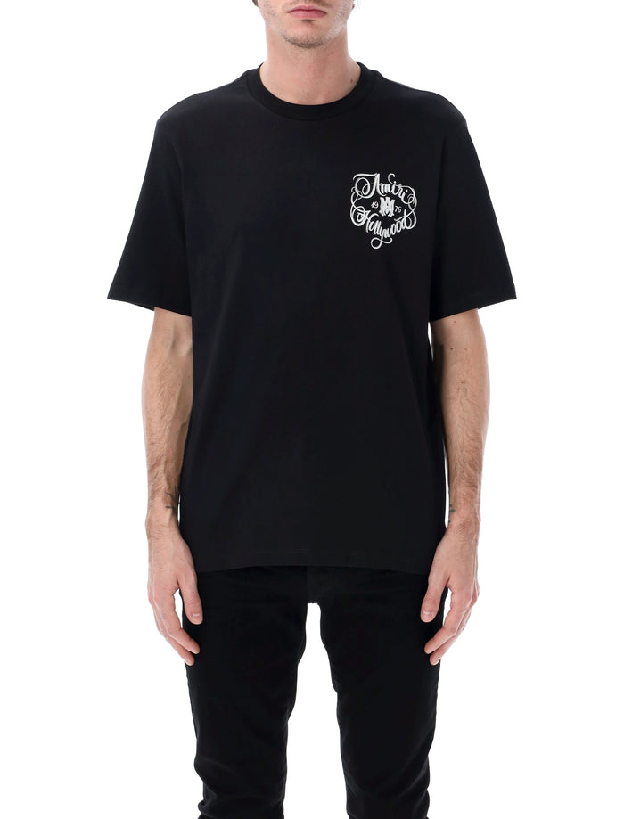 Amiri Hollywood cotton t-shirt Black Tshirt