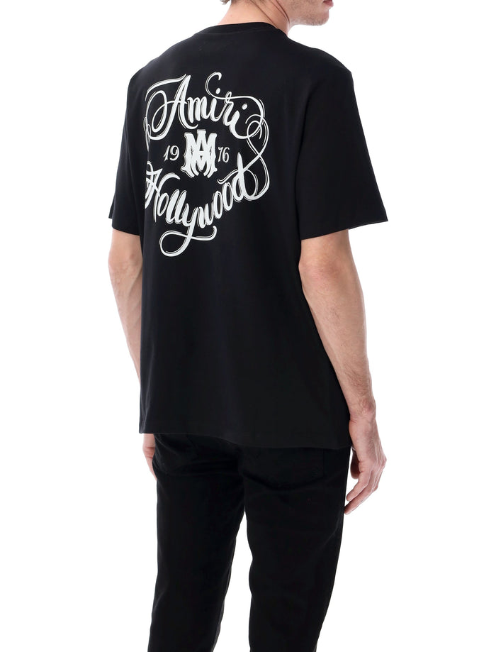 Amiri Hollywood cotton t-shirt Black Tshirt