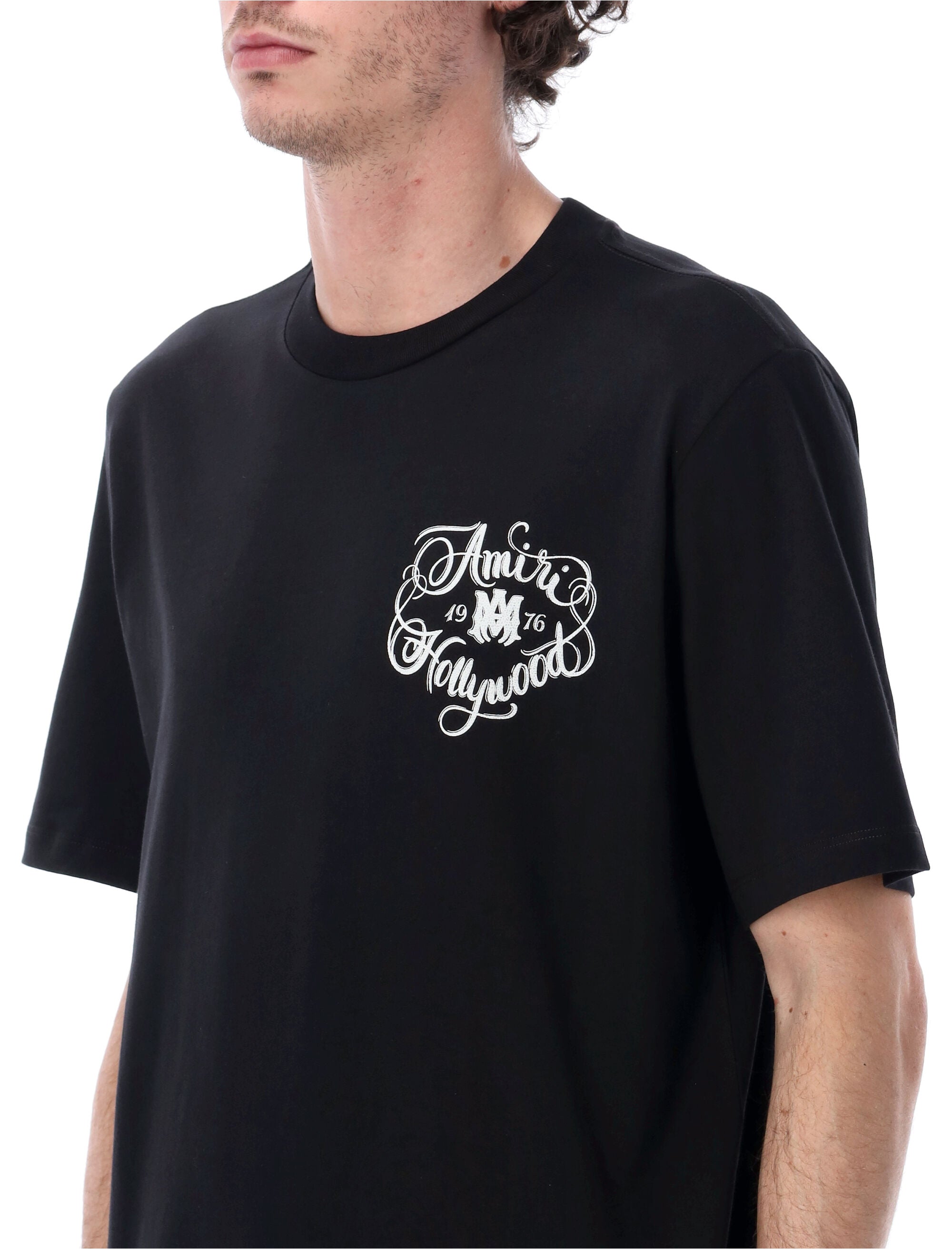 Amiri Hollywood cotton t-shirt Black Tshirt